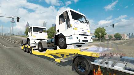 Low sweep with Ford Cargo trucks for Euro Truck Simulator 2