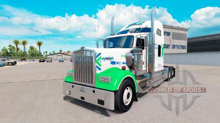 Skin All Star FJ Service on the truck Kenworth W900 for American Truck Simulator