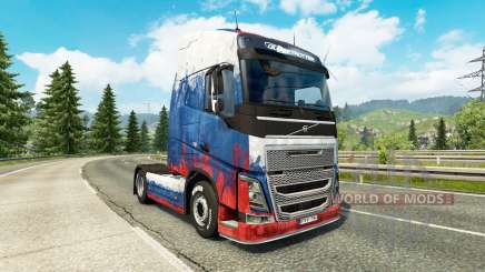 Russia skin for Volvo truck for Euro Truck Simulator 2