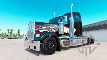 Skin on Aarons truck Kenworth W900 for American Truck Simulator