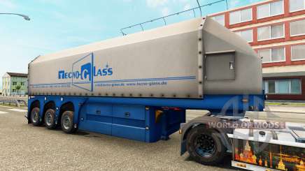 Skin Techno-Glass for semi-Steklova for Euro Truck Simulator 2