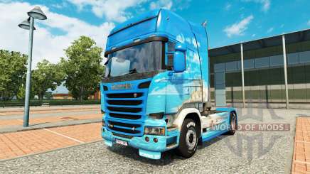 Skin Klanatranas on tractor Scania for Euro Truck Simulator 2