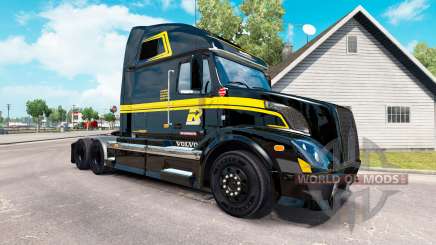 Skin on Groupe Robert truck Volvo VNL 670 for American Truck Simulator