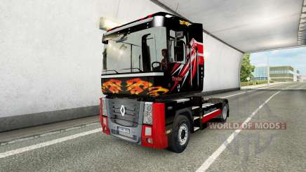 Trucker skin for truck Renault for Euro Truck Simulator 2