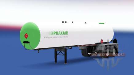 Skin Praxair fuel semi-trailer for American Truck Simulator