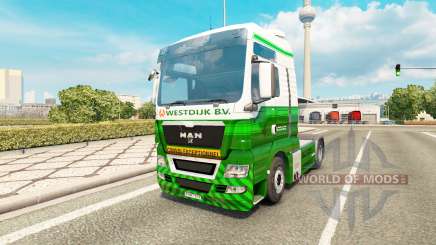 Skin Westdijk B. V. MAN. for Euro Truck Simulator 2