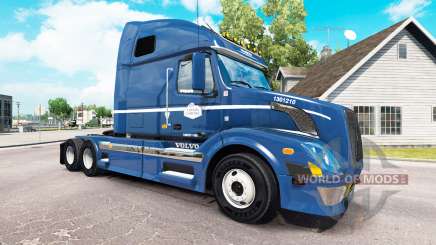 Skin on Canada Cartage tractor Volvo VNL 670 for American Truck Simulator