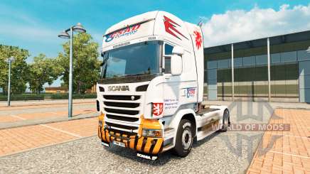 CSAD Turnov skin for Scania truck for Euro Truck Simulator 2