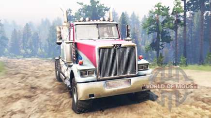Western Star 4900 [red] for Spin Tires