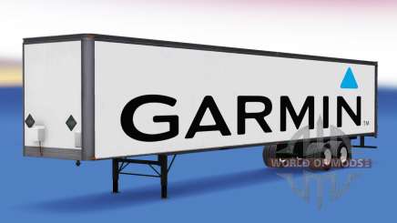 All-metal semi-Garmin for American Truck Simulator