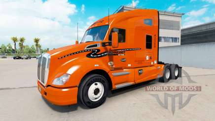 Skin Schneider National on truck Kenworth for American Truck Simulator