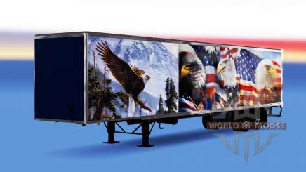 All-metal semitrailer Eagle for American Truck Simulator