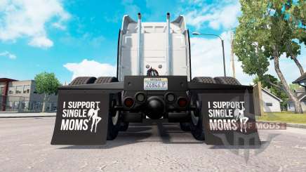 Mudguards I Support Single Moms v1.1 for American Truck Simulator