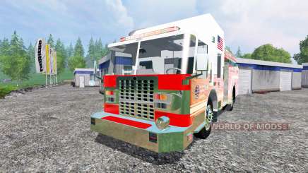 U.S Fire Truck v2.0 for Farming Simulator 2015