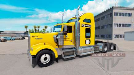 Skin JCB tractor Kenworth W900 for American Truck Simulator