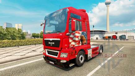 Skin Adler tractor MAN for Euro Truck Simulator 2