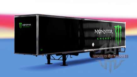 All-metal semi-trailer Monster Energy for American Truck Simulator