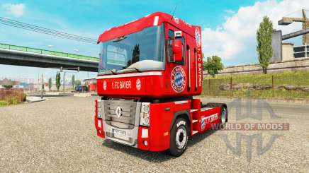 FC Bayern skin for Renault truck for Euro Truck Simulator 2