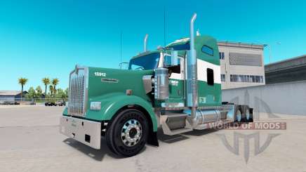 Skin Reimer Express Lines on the truck Kenworth W900 for American Truck Simulator