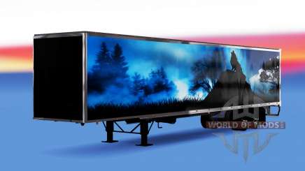 All-metal semi-trailer Wolf for American Truck Simulator