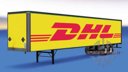 All-metal semitrailer DHL for American Truck Simulator