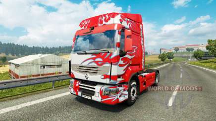 Skin Klanatrans for tractor Renault for Euro Truck Simulator 2