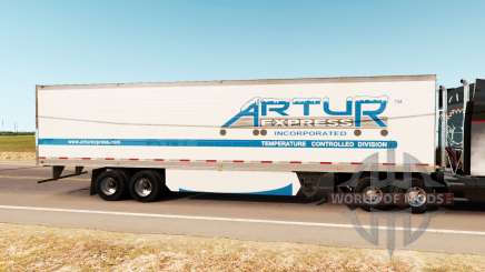 Skin Artur Express on the trailer for American Truck Simulator