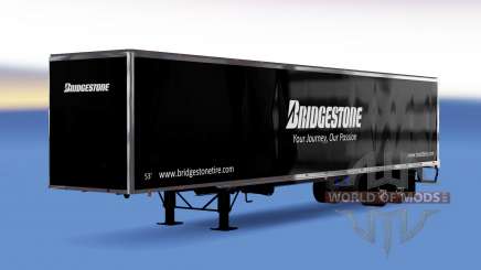 All-metal semi-Bridgestone for American Truck Simulator