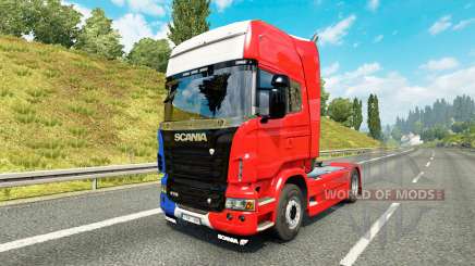 France skin for Scania truck for Euro Truck Simulator 2