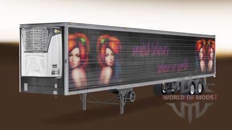 Skin United Colours for semi-refrigerated for American Truck Simulator