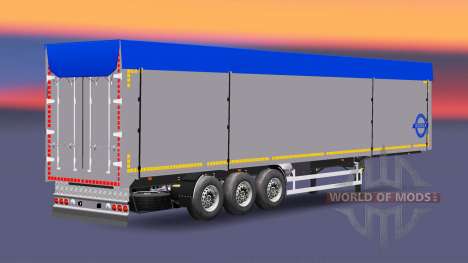 A collection of trailers with different loads v3 for Euro Truck Simulator 2