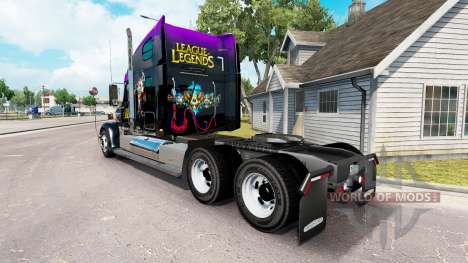 Скин League of Legends на Freightliner Coronado for American Truck Simulator