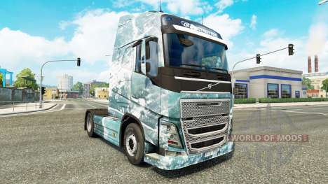 Ice Road skin for Volvo truck for Euro Truck Simulator 2