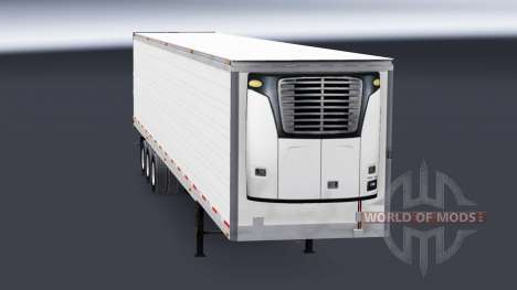 Three-axle reefer semi-trailer for American Truck Simulator