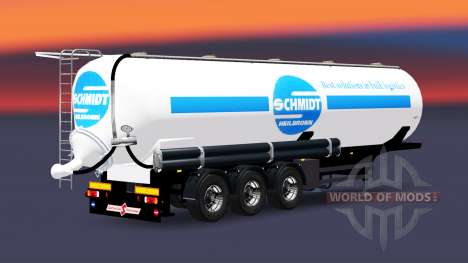Tank semi-trailer Schmidt Heilbronn for Euro Truck Simulator 2