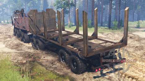 KamAZ-5322 8x8 for Spin Tires
