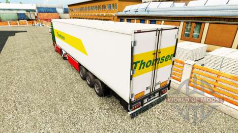 Thomsen skin for the trailer for Euro Truck Simulator 2
