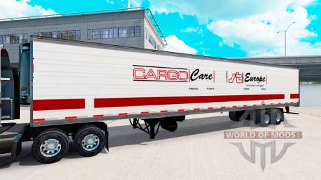 Semi-trailers with real logos v1.0.1 for American Truck Simulator