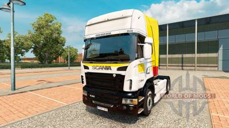 Skin Itapemirim on tractor Scania for Euro Truck Simulator 2