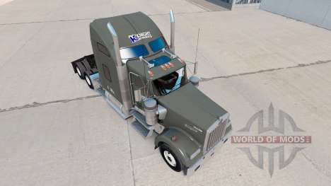 Skin on Knight Refrigerated truck Kenworth W900 for American Truck Simulator