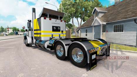 Скин Silvery-yellow metallic на Peterbilt 389 for American Truck Simulator