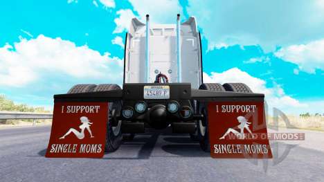Mudguards I Support Single Moms v1.7 for American Truck Simulator