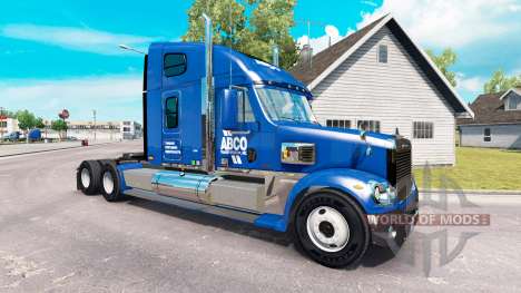 Skin for ABCO truck Freightliner Coronado for American Truck Simulator