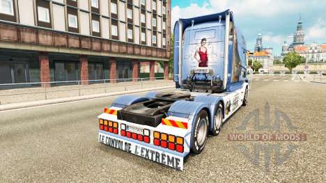 Skin Lisa Convoy for truck Scania T for Euro Truck Simulator 2
