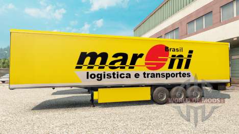 Maroni Transportes skin for trailers for Euro Truck Simulator 2