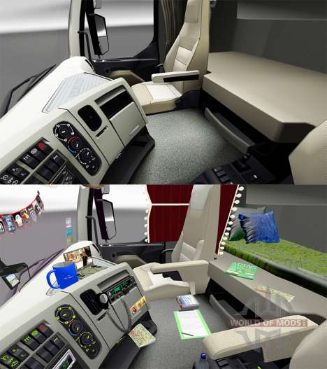 Accessories for the interior Renault for Euro Truck Simulator 2