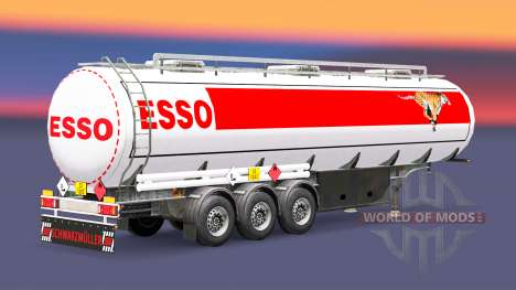 ESSO fuel trailer for Euro Truck Simulator 2