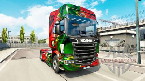 Скин Portugal Copa 2014 на Scania Streamline for Euro Truck Simulator 2