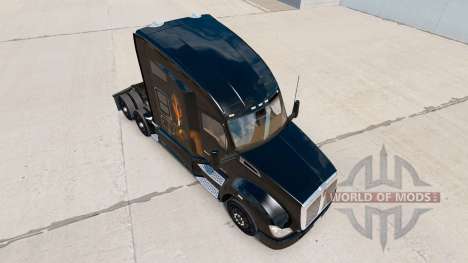 Skin Light my Fire on a Kenworth tractor for American Truck Simulator