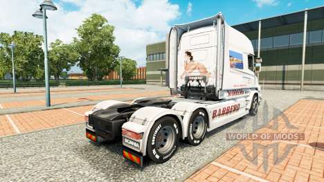 BARBERO skin for Scania T truck for Euro Truck Simulator 2